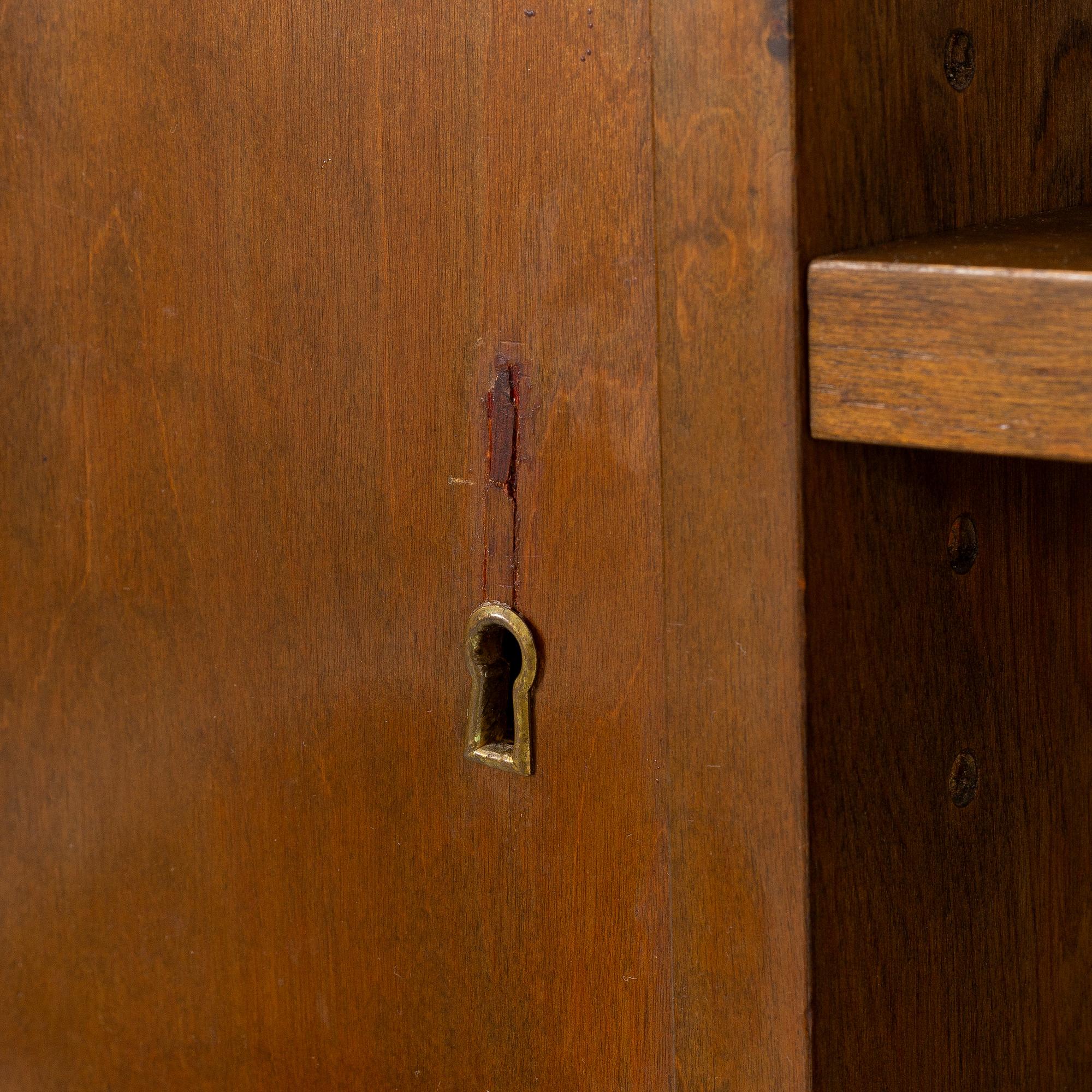 Bookcase with cabinet, 1930s.