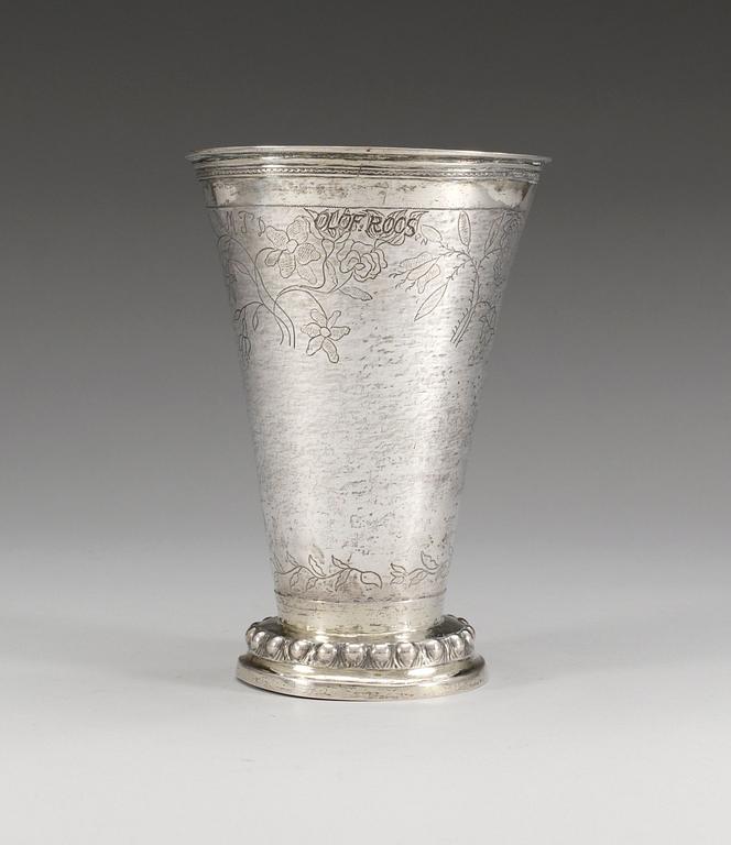 BÄGARE, silver. Reinhold Fredrik Lindroth, Östhammar 1786.