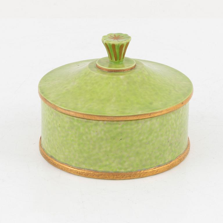 Wilhelm Kåge, a lidded ceramic jar, Gustavsberg, 1926.