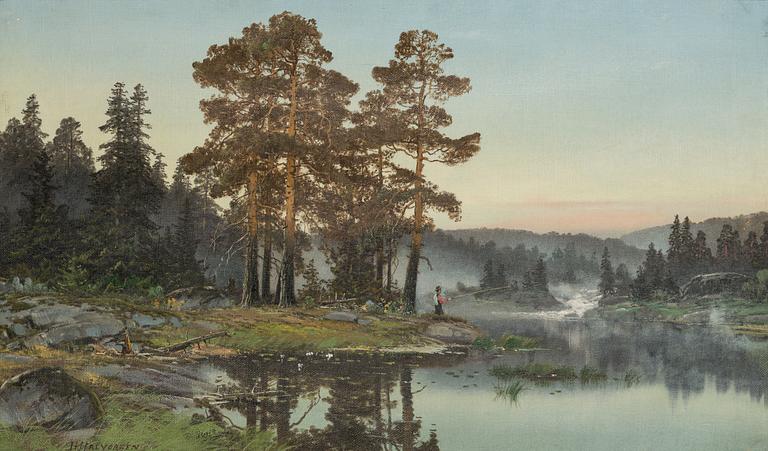 HALVOR HALVORSEN, olja på duk, signerad.