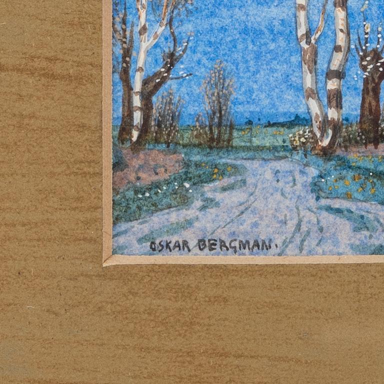 Oskar Bergman, Birches.