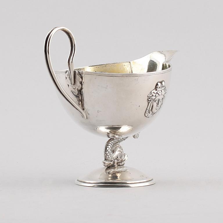 GRÄDDKANNA, silver, Joachim Flodin, Stockholm 1813. Vikt ca 157 g.