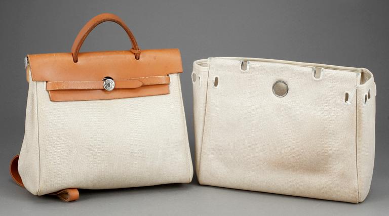 HANDVÄSKA / RYGGSÄCK, "Herbag",  Hermès.