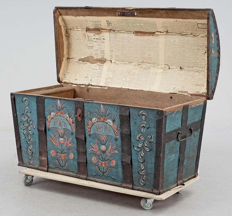 KISTA, allmoge, tillskriven Stenström, verksam i Torna och Bara härad, Skåne, bär dat 1819.