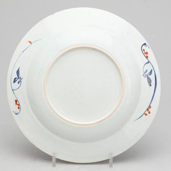 TALLRIKAR, 6 st, porslin, Kina 1700-tal.