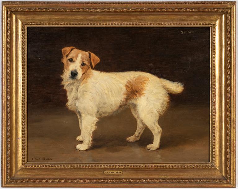 Frances Mabel Hollams, oil on panel, signed F.M. Hollams.