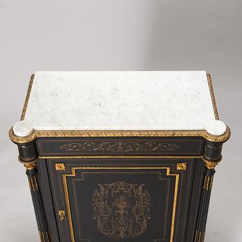 Kaappi / senkki, Boulle-tyyli, 1800-luvun loppua.