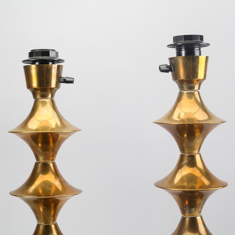 Table lamps, a pair, Elit AB, 1970s.
