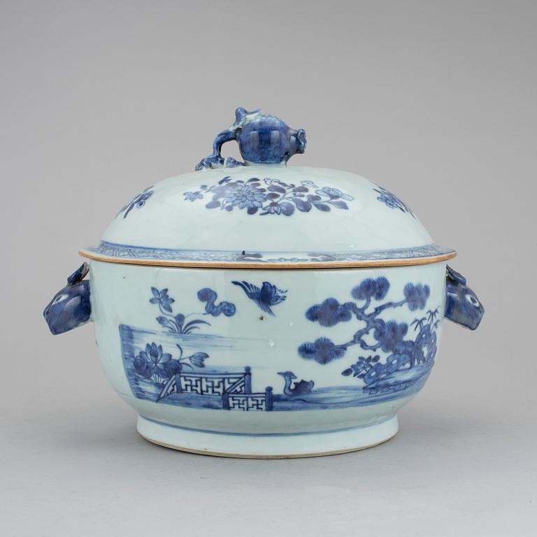 TERRIN, kompaniporslin, Kina, Qingdynastin, Qianlong (1736-95).