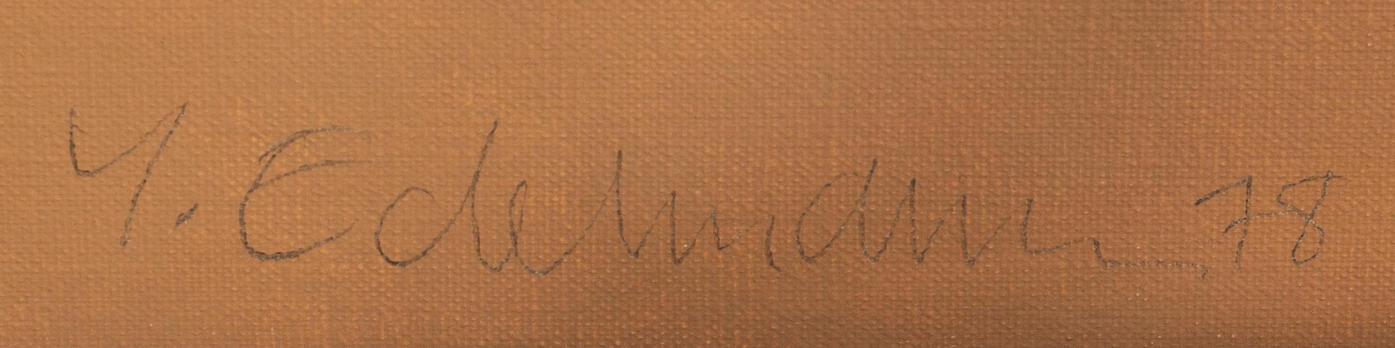 Yrjö Edelmann, a signed and dated oil on canvas.