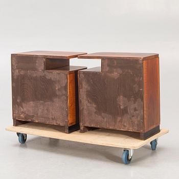Sängbord ett par 1930/40-tal.