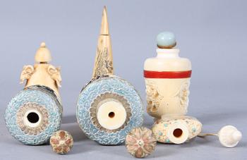 SNUSFLASKOR, 6 st, orientaliska, 1900-talets början.