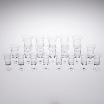 GLASSERVIS, 20 DELAR, "Antica", Notsjö.