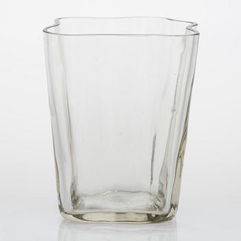 Alvar Aalto, one part of  'Aalto flower' glass sculpture 3021-150, Iittala 1950s.