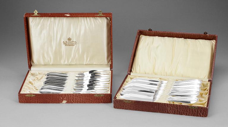 FISKBESTICK, 24 st, silver, "Svensk spets", CG Hallberg, Stockholm 1931-32.