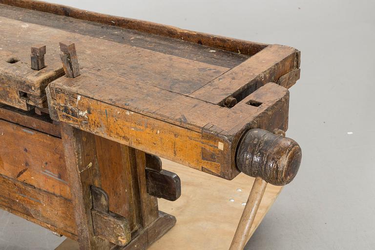 A Swedish 19th century workbench.