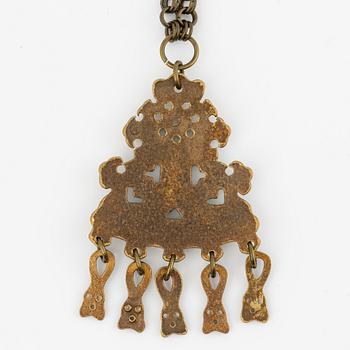 Pentti Sarpaneva, Kalevala Koru, necklace, bronze.