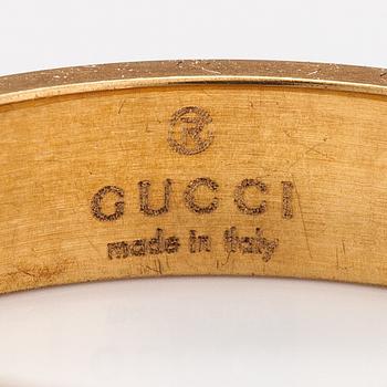 Gucci, An 18K gold ring "Icon". Marked Gucci, Made in Italy, 13.
