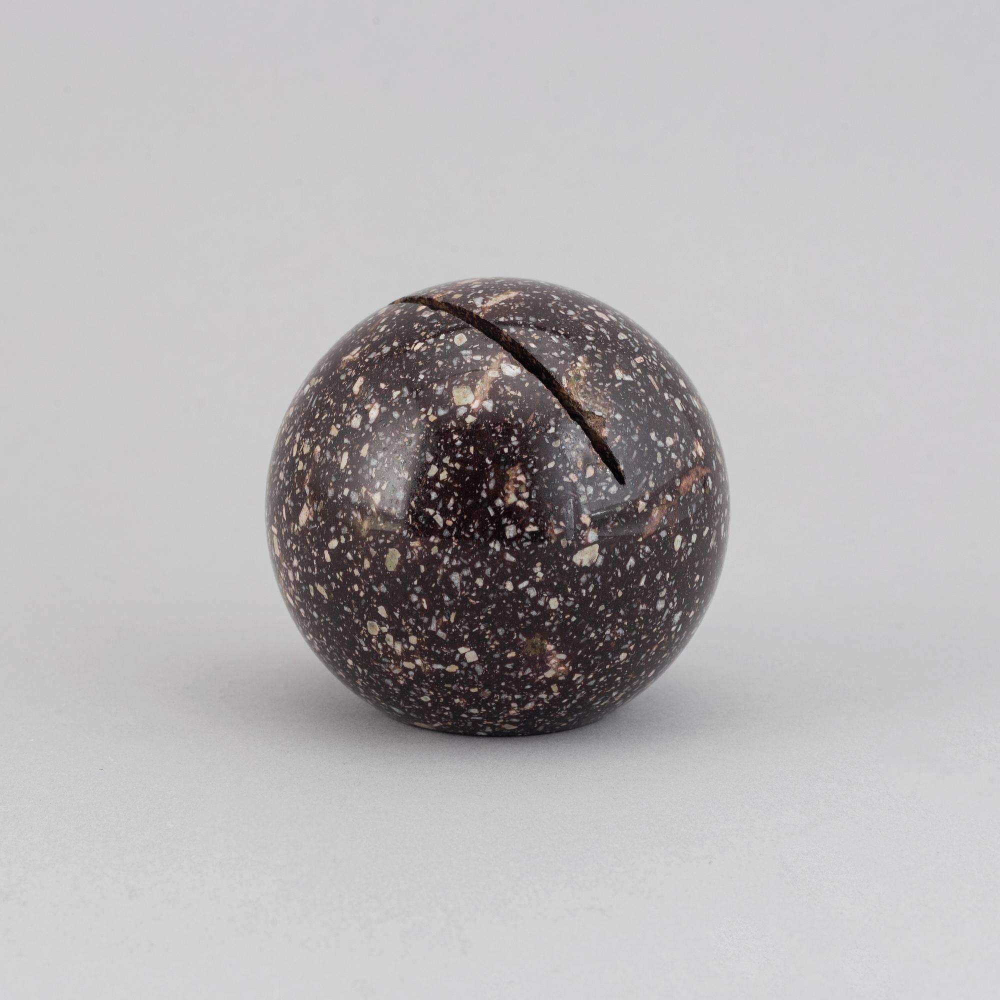An early 20th century  porphyry paper weight.