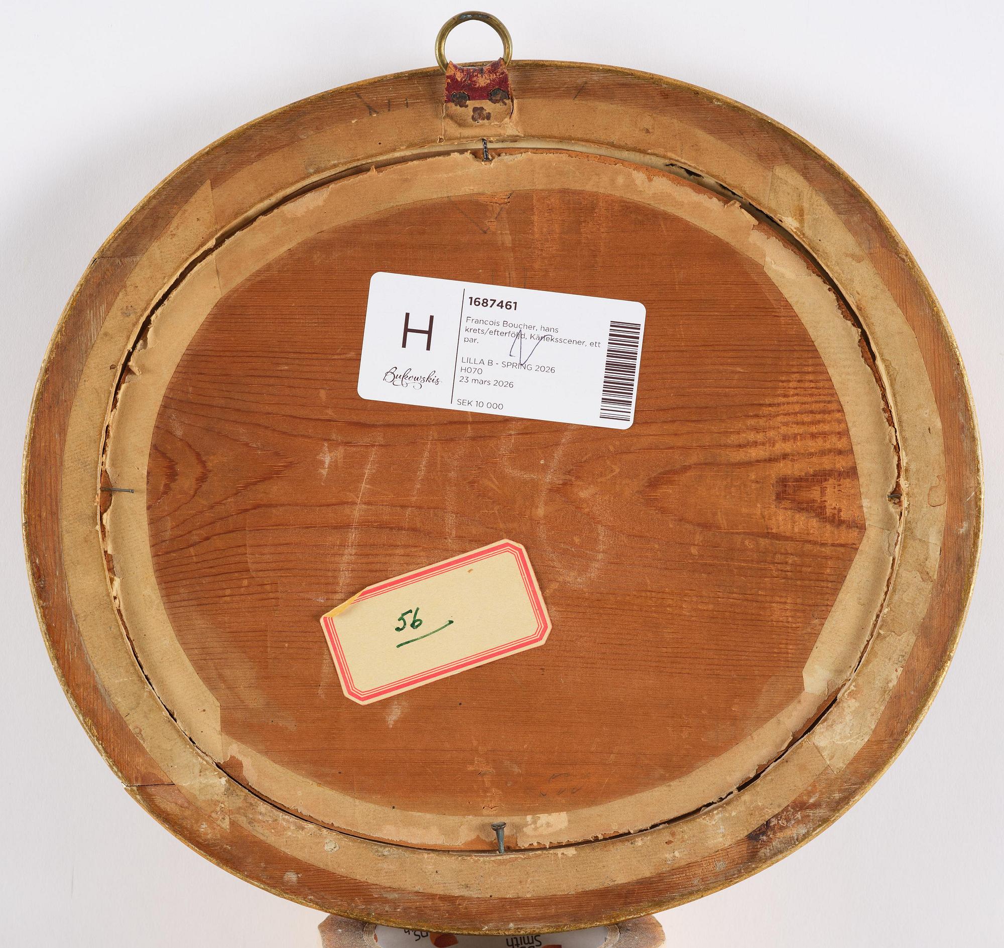 Francois Boucher, circle of/follower of, Love scenes, a pair.