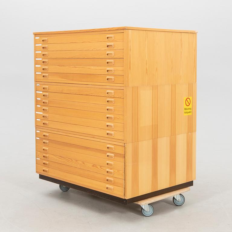 Arkivskåp 1900-talets senare del.