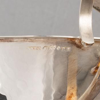 Twelve Punch beakers,  silver, K& EC, Gothenburg, mid-1900s.