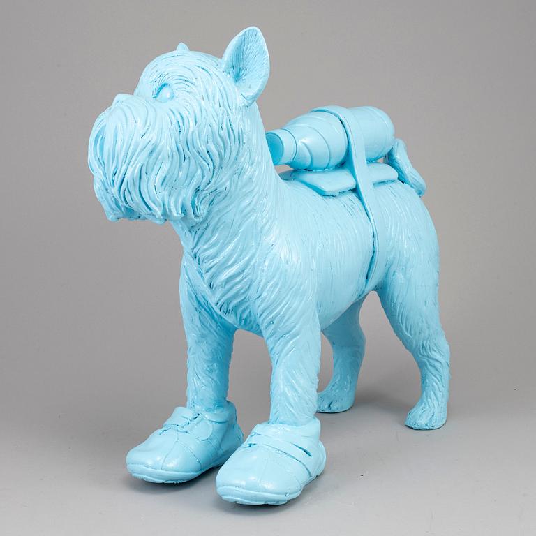 WILLIAM SWEETLOVE, "Cloned Griffon Bruxellois with pet bottle", signed and numbered 1/75.