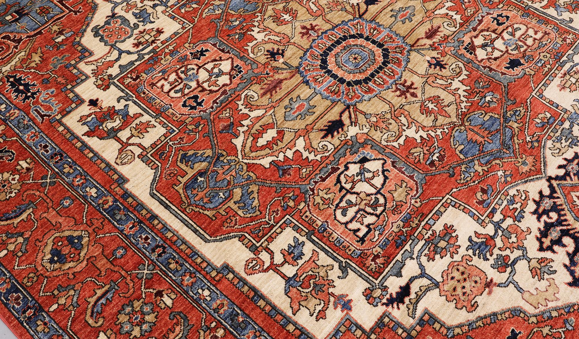 A Zigler Heriz design carpet, 306 x 250 cm.