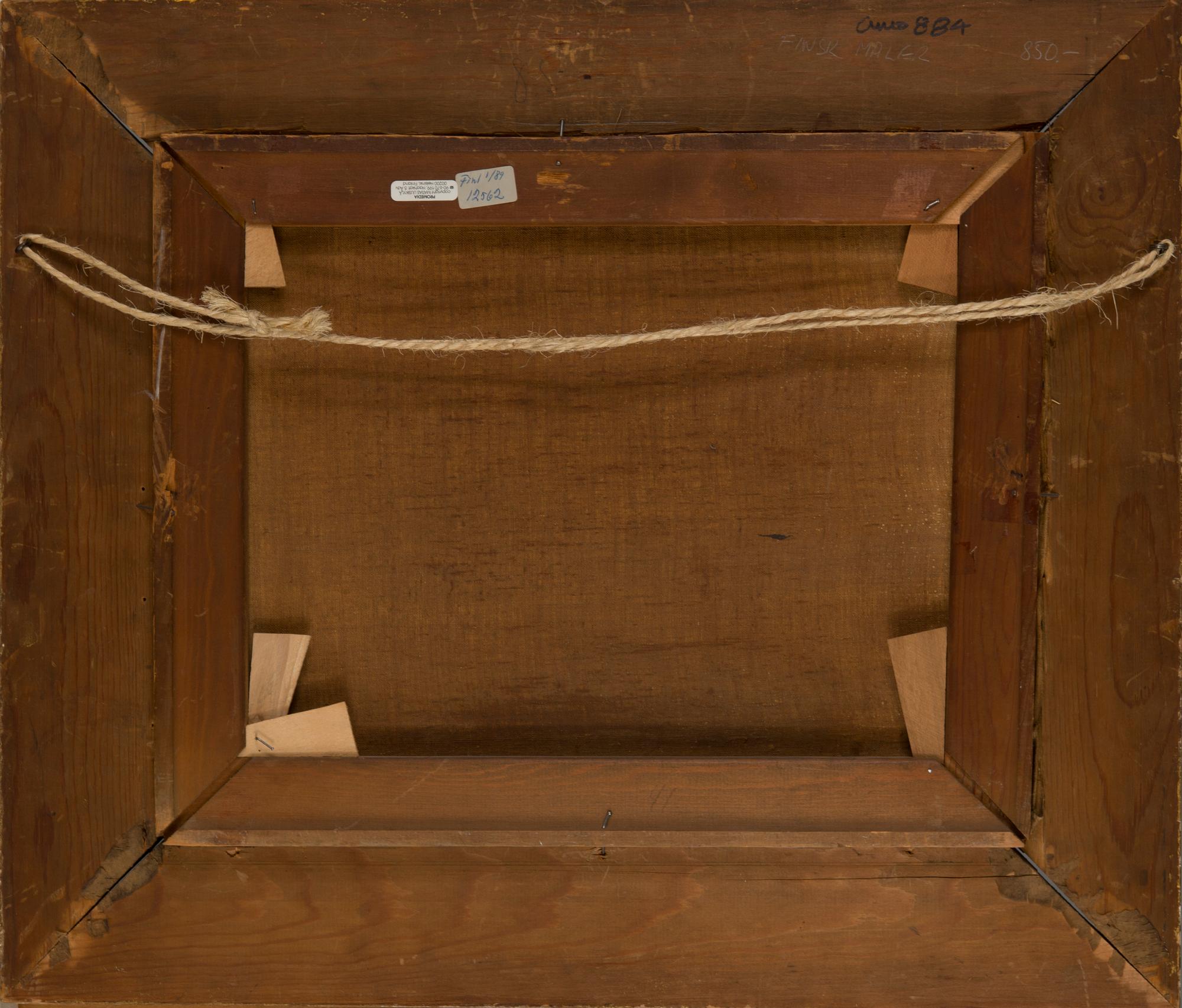 William Lönnberg, olja på duk, signerad.