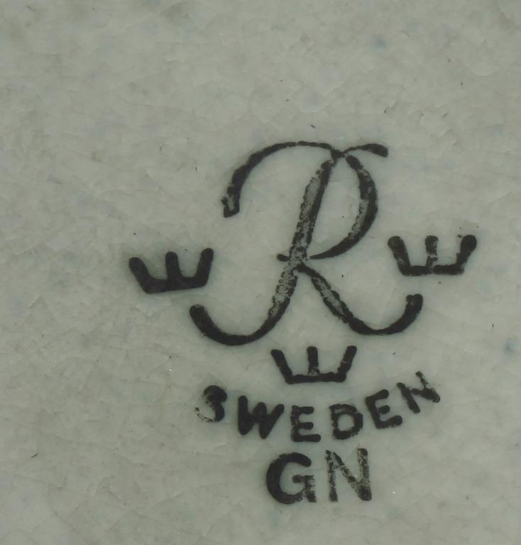 PARTI KERAMIK, stengods. bl.a. 'Farina', Gunnar Nylund, Rörstrand.