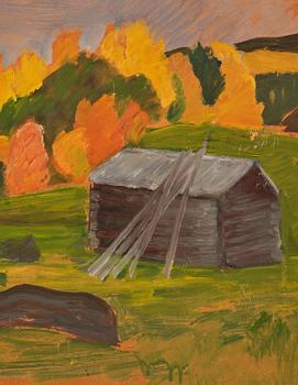 Helmer Osslund, Study from Näsåker.