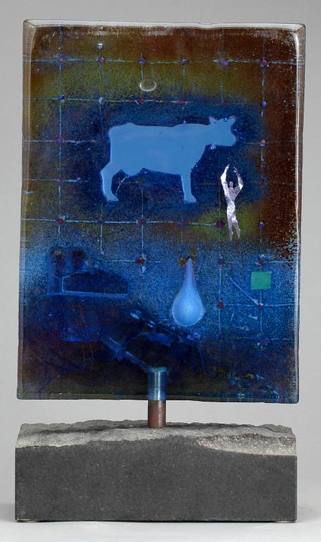 SKULPTUR, glas, Bertil Vallien, Kosta Boda edition, -92.