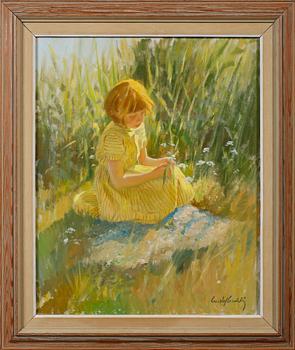 GUSTAF CARLSTRÖM, olja på duk, signerad.