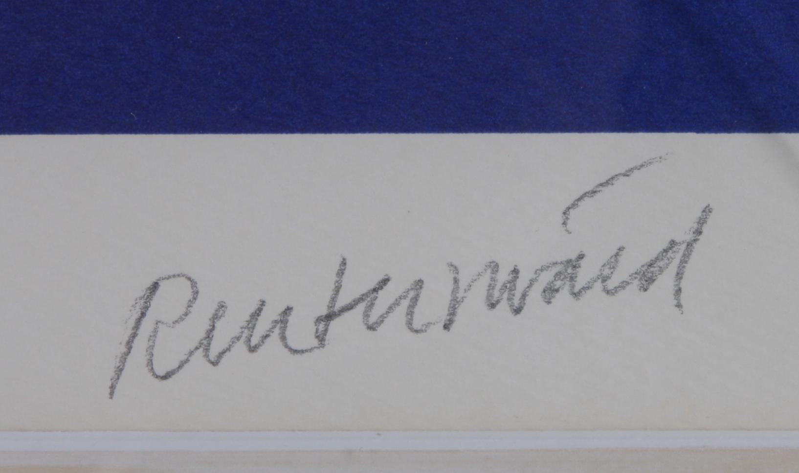 CARL FREDRIK REUTERSWÄRD, färglitografi, sign.