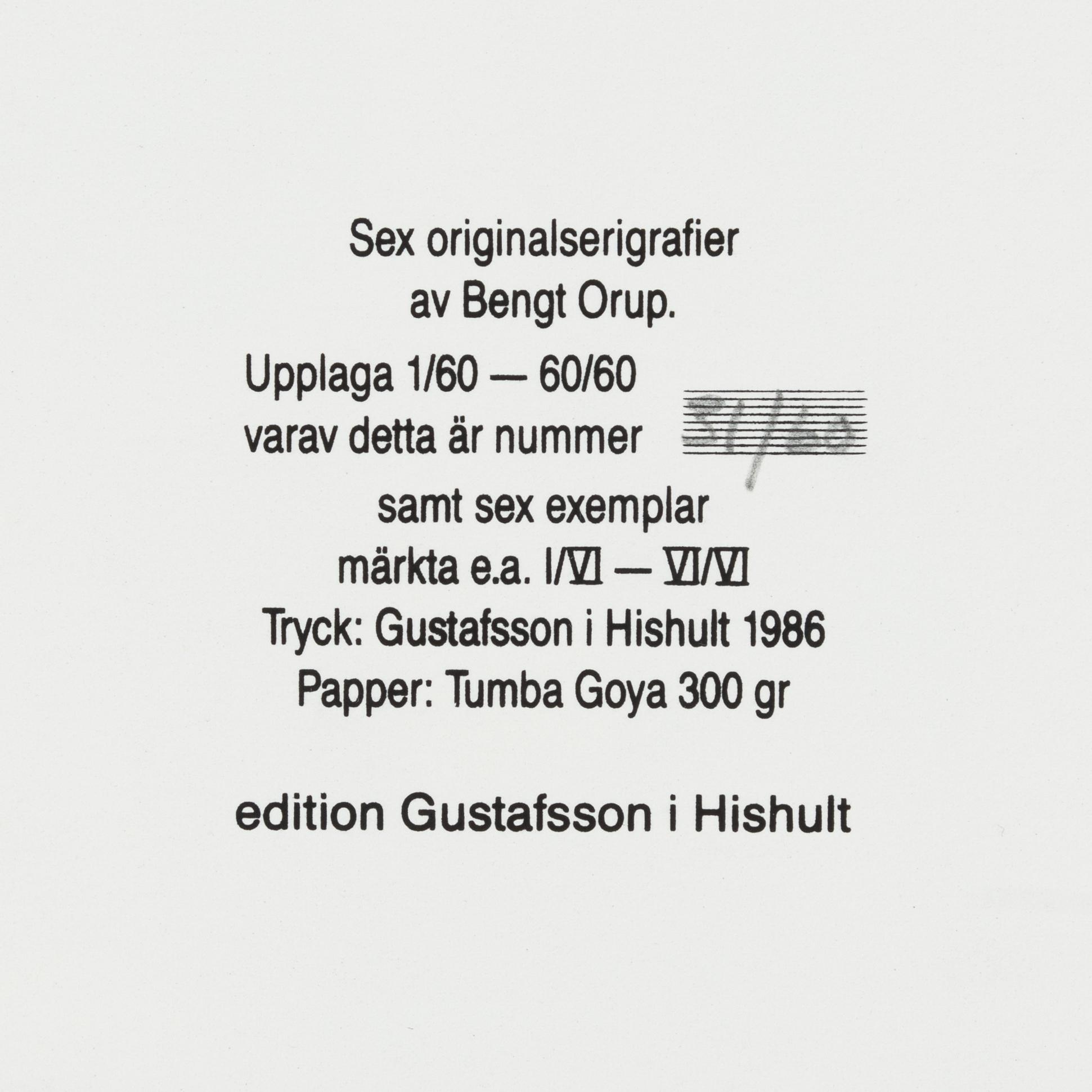 Bengt Orup, "50 år efter debuten", mapp.