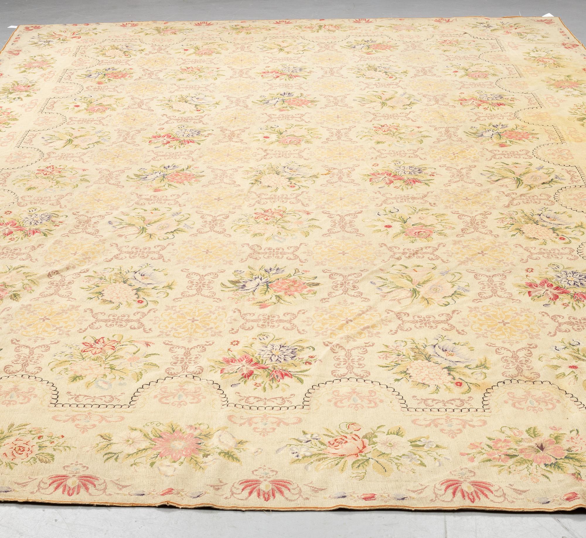 Matto, an embroidery variant, ca 473 x 308,5 cm.