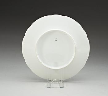 A set of 21 Russian plates, Imperial porcelain manufactory, period of Alexander II (1855-1881).