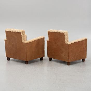 Björn Trägårdh, fåtöljer, ett par, 1930-tal.