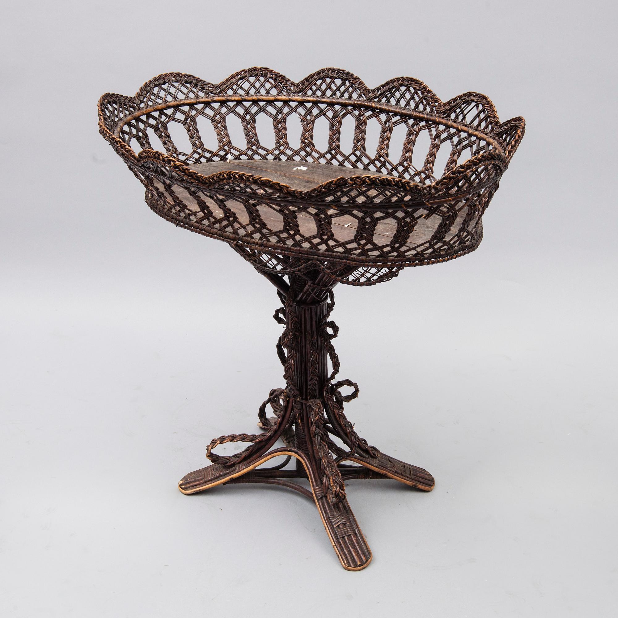 BLOMBORD, korg, 1900-talets första hälft.