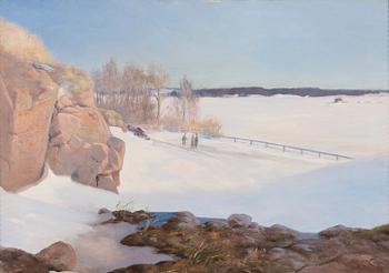 JOHAN ELIS KORTMAN, NÄKYMÄ ETELÄ-HELSINGISTÄ.