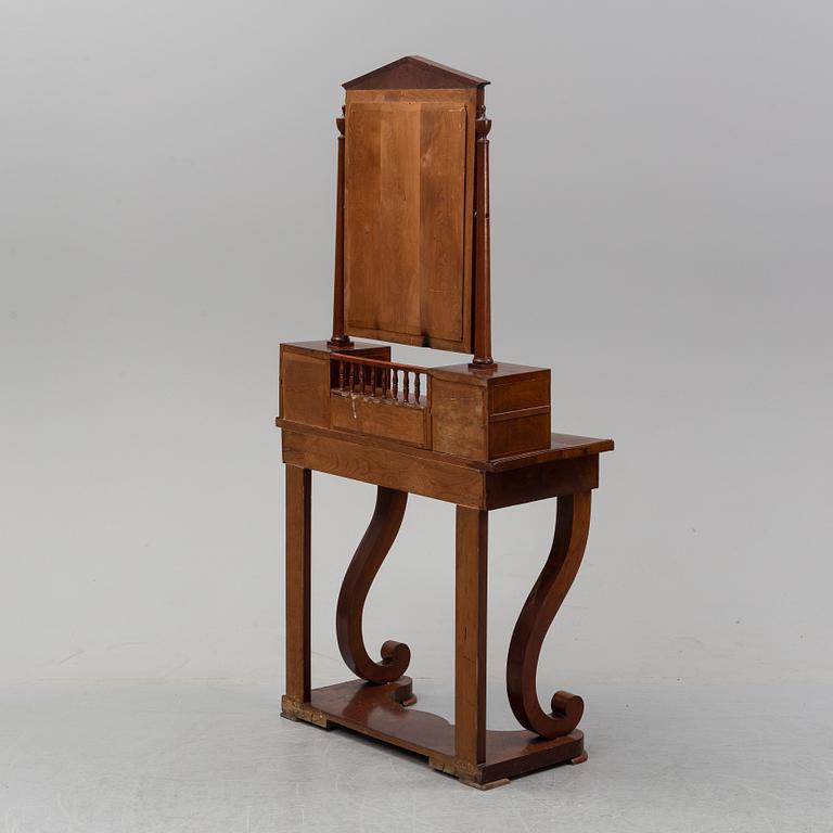 A 19th century Swedish Empire mahogany dressing table.