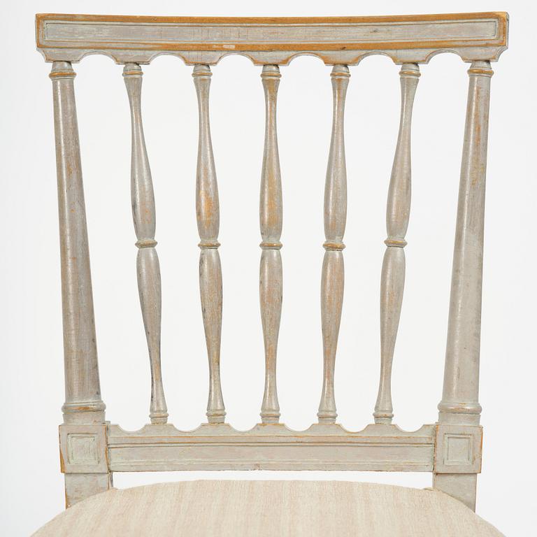 A pair of Gustavian chairs by C. J. Wadström (master in Stockholm 1788-1816).