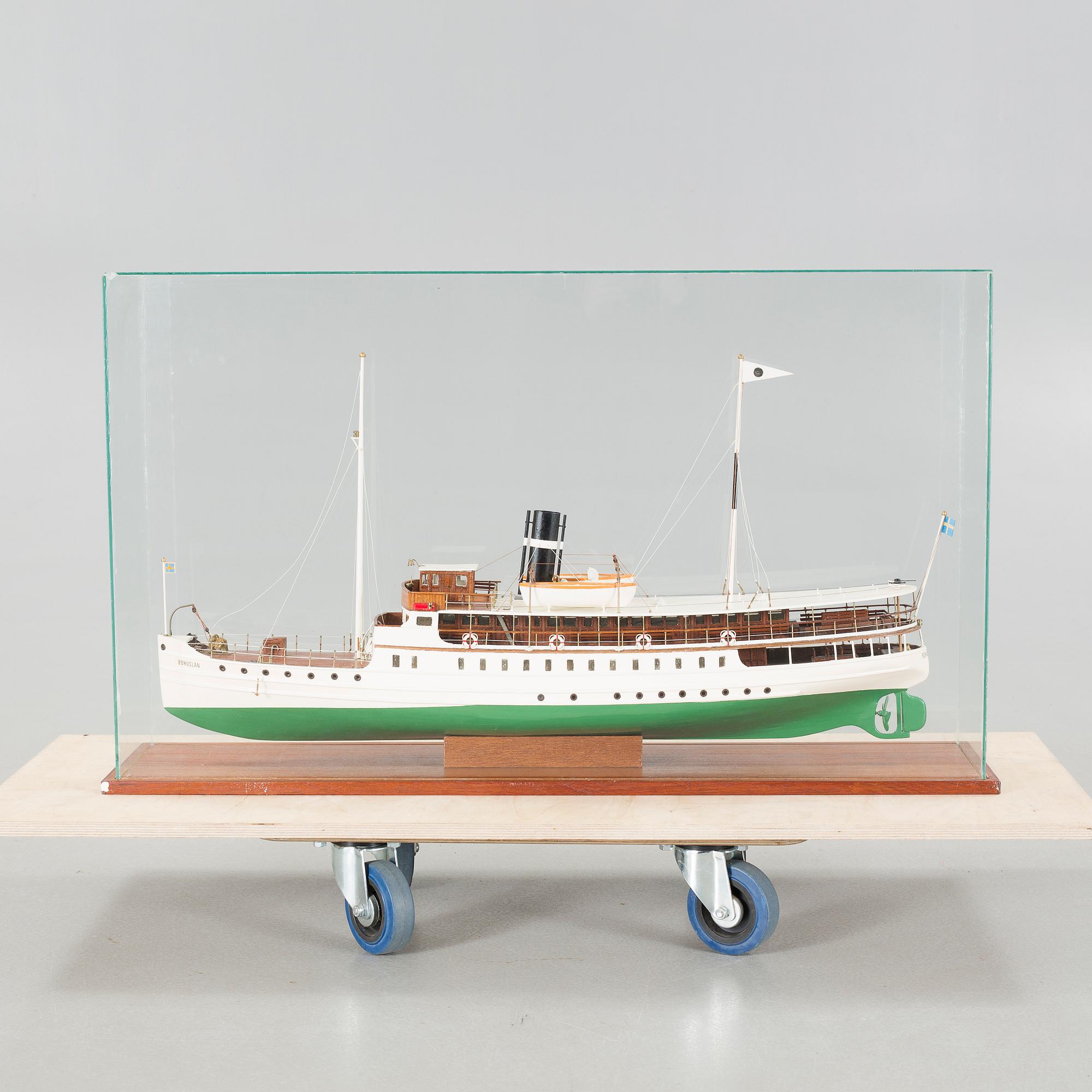 A "S/S Bohuslän" boat model, second half of the 20th century.