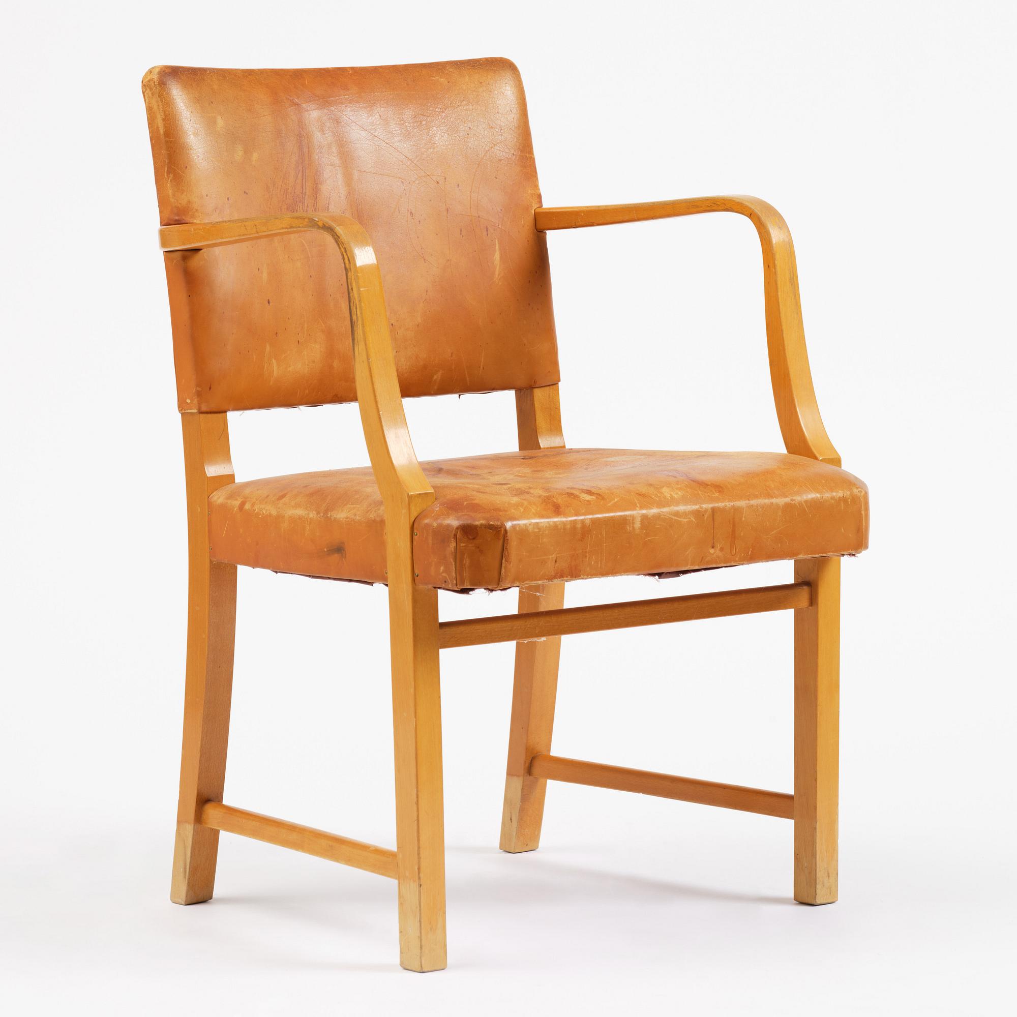 G.A. Berg, armchair, Stockholm, 1940s.