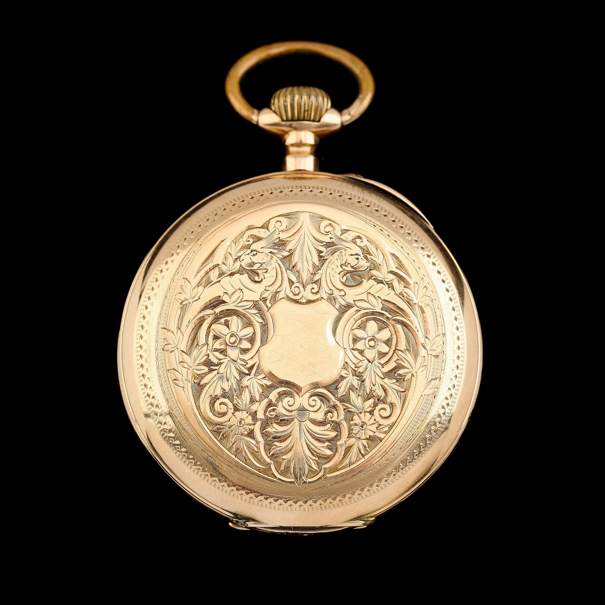 FICKUR, 14K guld, 1900-talets första hälft.