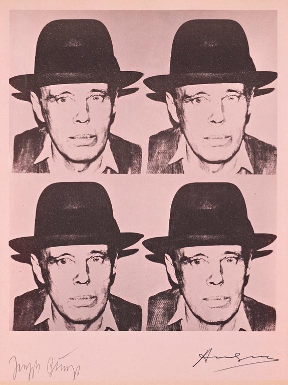 Andy Warhol Efter, "Josef Beuys".