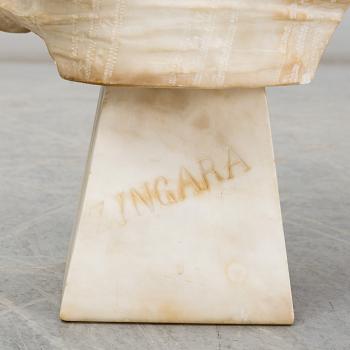 EMILIO FIASCHI, sculpture, alabaster, signed E. Fiaschi.