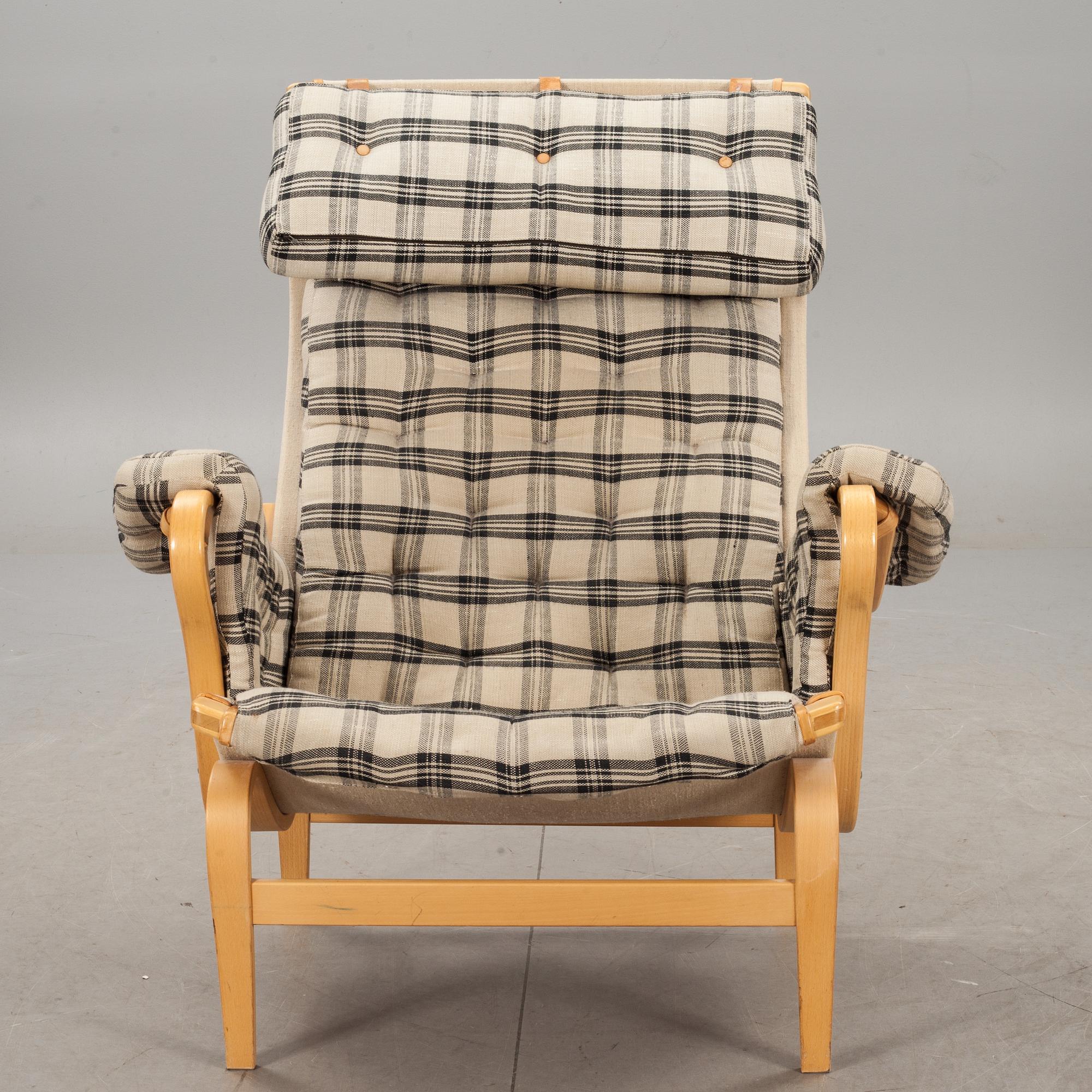 FÅTÖLJ, "Pernilla", design Bruno Mathsson by Dux.