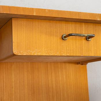Bedside tables, a pair, wall-mounted, second half of the 20th century.