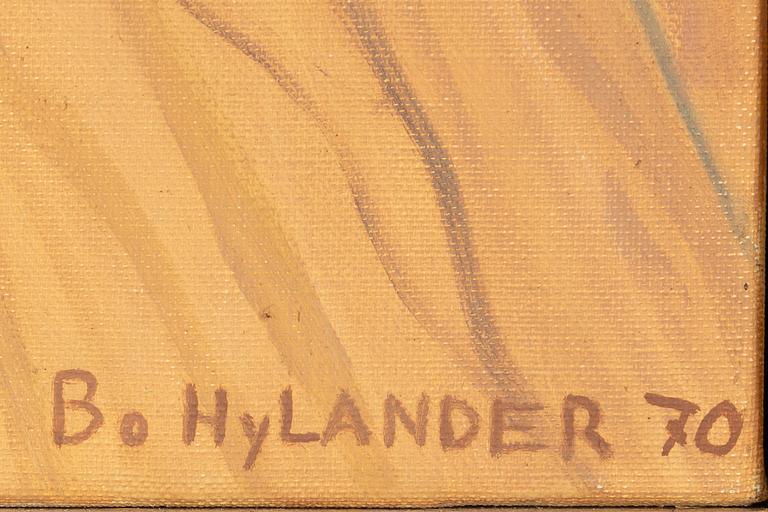Bo Hylander, olja på duk, signerad och daterad -70.